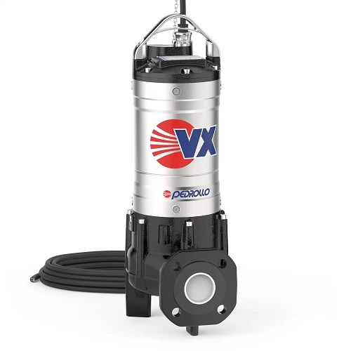 Фекальный четырёхполюсный насос Pedrollo VX4 10/65 в Екатеринбурге 